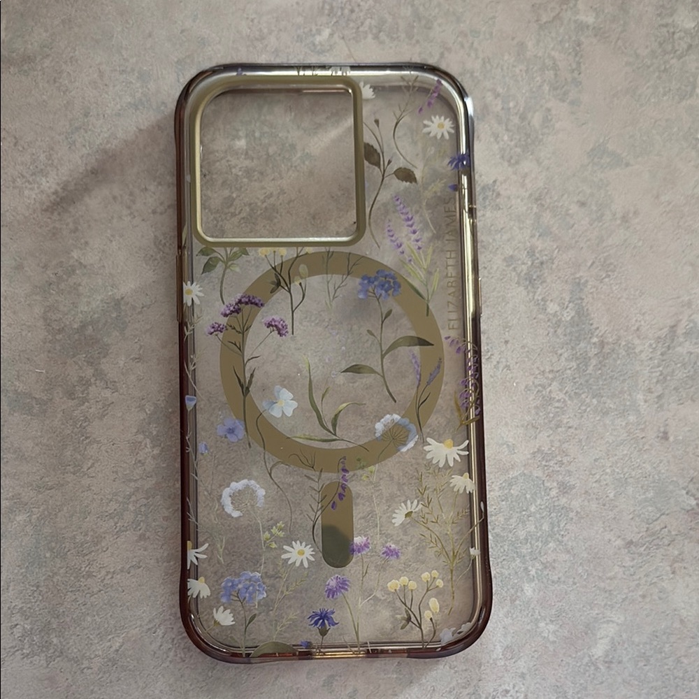 Floral Elizabeth James Transparent Phone 13 Pro Case